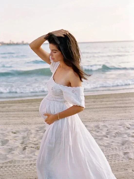 Doen Modeira Dress in Salt‎ White Size Small Crochet Maxi Midi Dress Boho - Picture 14 of 16